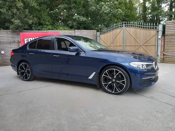 BMW 5-Series Saloon, Diesel, 2017, Blue