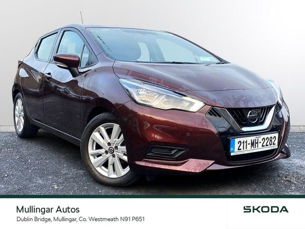 Nissan Micra Hatchback, Petrol, 2021, Red