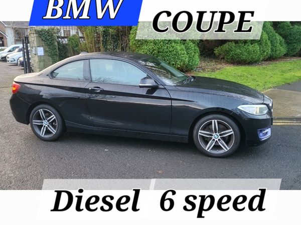 BMW 2-Series Coupe, Diesel, 2015, Black