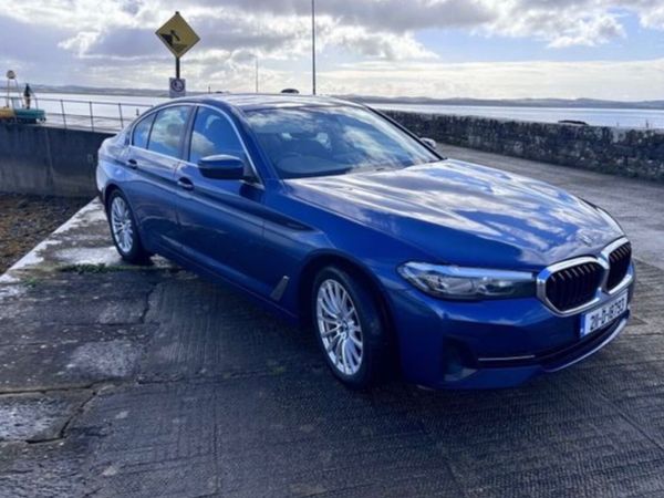 BMW 5-Series Saloon, Diesel, 2021, Blue