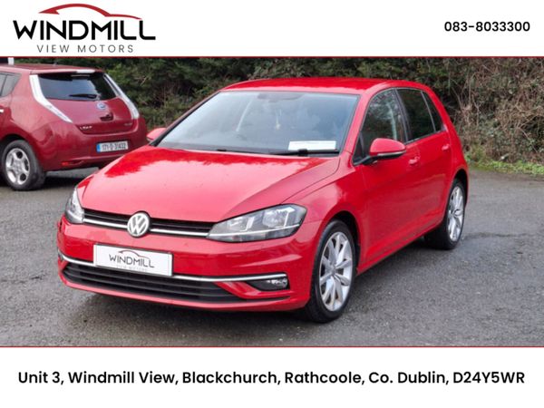 Volkswagen Golf Estate, Petrol, 2018, Red