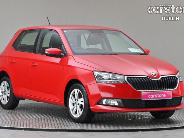 Skoda Fabia Hatchback, Petrol, 2021, Red