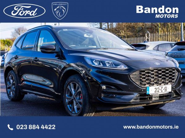 Ford Kuga SUV, Petrol Plug-in Hybrid, 2021, Black