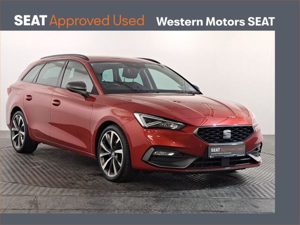 SEAT Leon Estate, Diesel, 2021, Red