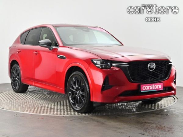 Mazda CX-60 Estate, Petrol Plug-in Hybrid, 2022, Red