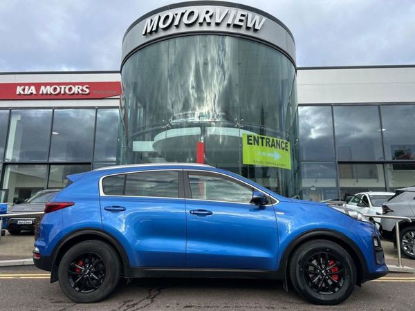 Kia Sportage SUV, Hybrid, 2021, Blue