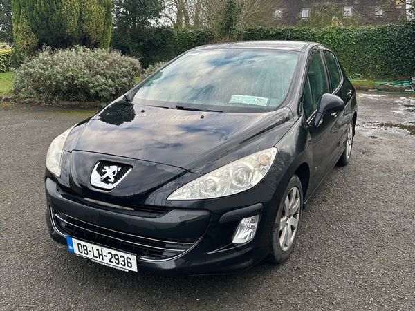 Peugeot 308 Hatchback, Petrol, 2008, Black