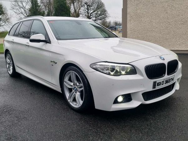 BMW 5-Series Estate, Diesel, 2016, White