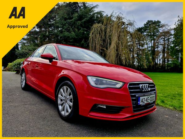 Audi A3 Saloon, Petrol, 2014, Red