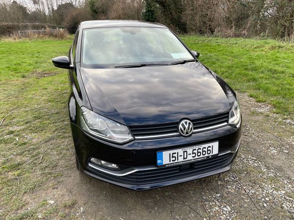 Volkswagen Polo Hatchback, Petrol, 2015, Black