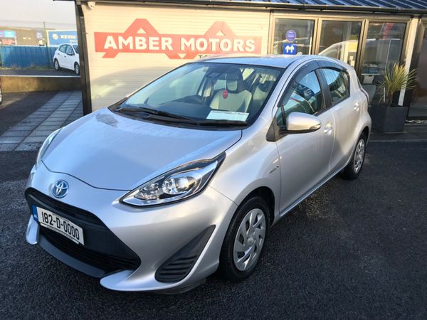 Toyota Aqua Hatchback, Petrol Hybrid, 2018, Silver