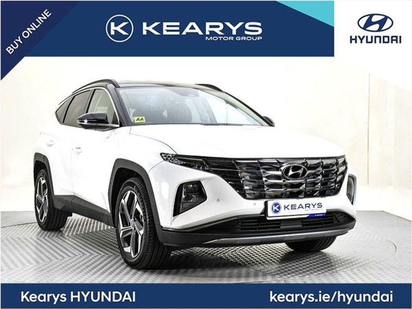 Hyundai Tucson SUV, Petrol Hybrid, 2023, White