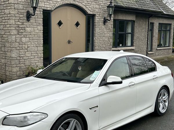 BMW 5-Series Saloon, Diesel, 2013, White