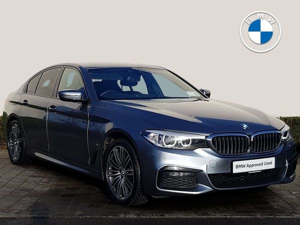 BMW 5-Series Saloon, Petrol Plug-in Hybrid, 2019, Blue