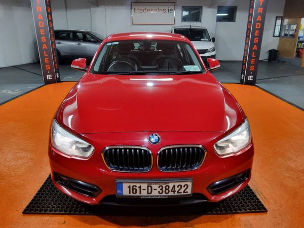 BMW 1-Series Hatchback, Diesel, 2016, Red