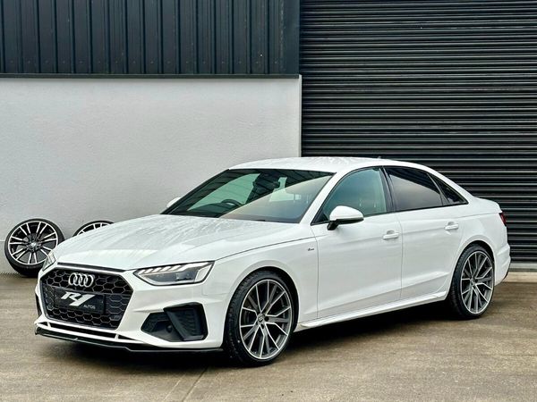 Audi A4 Saloon, Diesel Hybrid, 2021, White