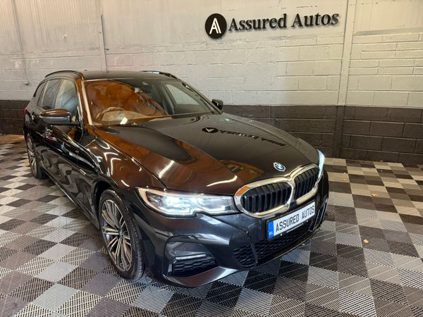 BMW 3-Series Estate, Petrol Hybrid, 2022, Black