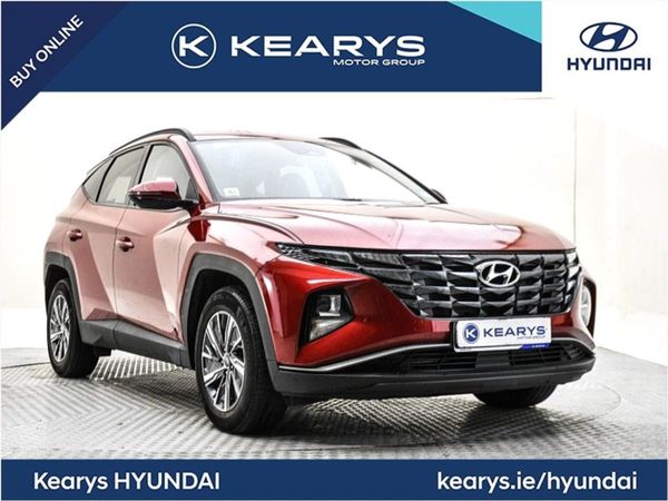 Hyundai Tucson SUV, Petrol Hybrid, 2023, Red