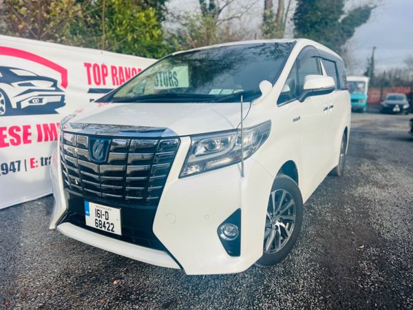 Toyota Alphard MPV, Petrol Hybrid, 2016, White