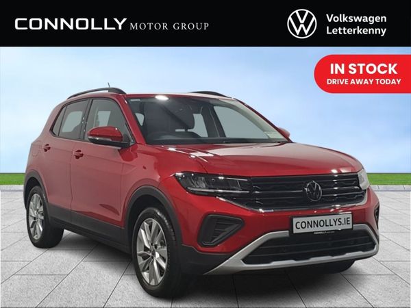 Volkswagen T-Cross Crossover, Petrol, 2025, Red