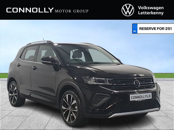 Volkswagen T-Cross Crossover, Petrol, 2025, Black