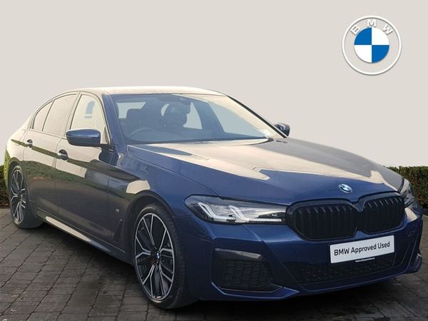 BMW 5-Series Saloon, Diesel, 2023, Blue