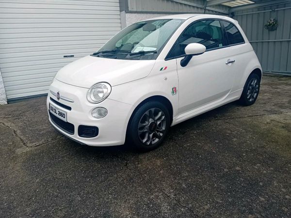 Fiat 500 Hatchback, Petrol, 2013, White