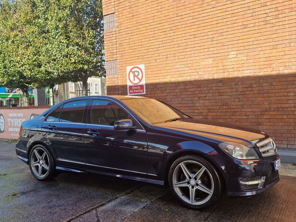 Mercedes-Benz C-Class Saloon, Diesel, 2013, Blue