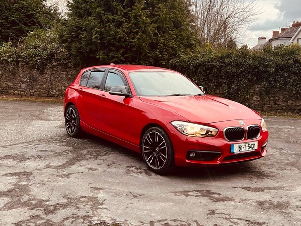 BMW 1-Series Hatchback, Diesel, 2016, Red