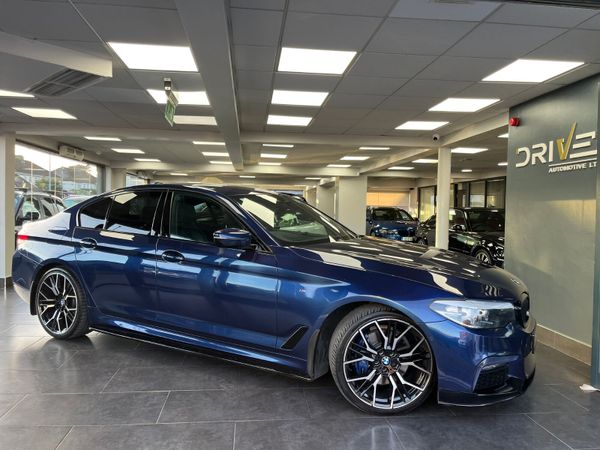 BMW 5-Series Saloon, Diesel, 2018, Blue