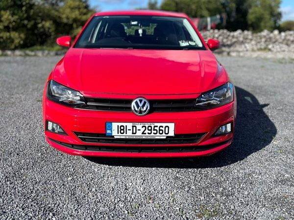 Volkswagen Polo Hatchback, Petrol, 2018, Red