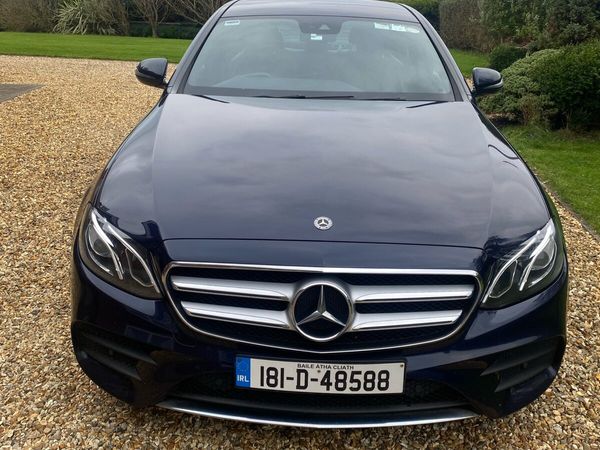 Mercedes-Benz E-Class Saloon, Petrol Plug-in Hybrid, 2018, Blue