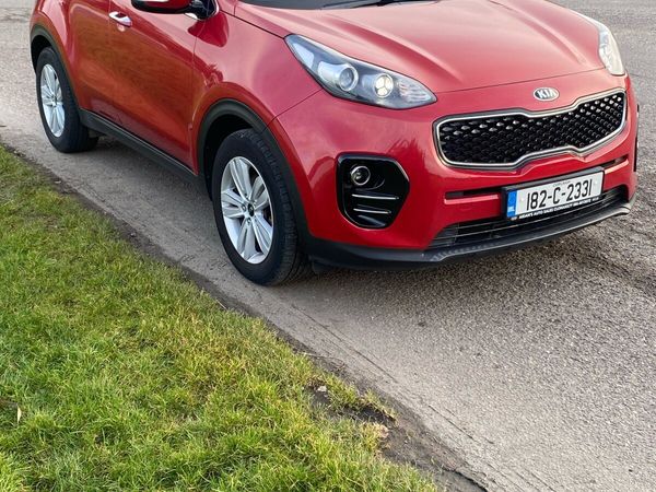 Kia Sportage SUV, Diesel, 2018, Red