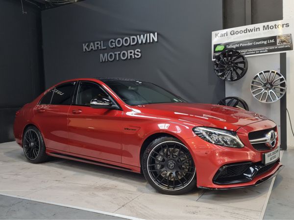 Mercedes-Benz C-Class Saloon, Petrol, 2015, Red