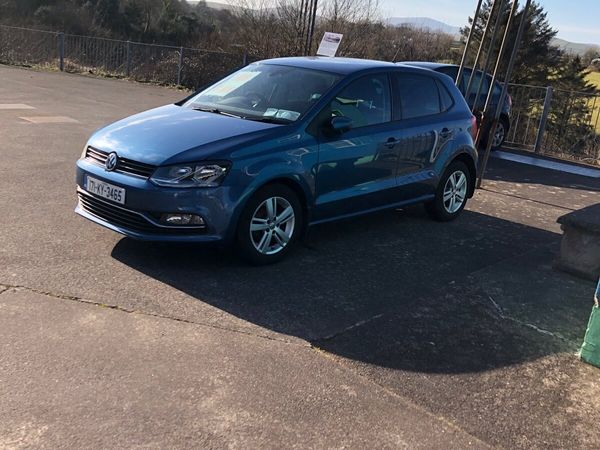 Volkswagen Polo Hatchback, Petrol, 2017, Blue