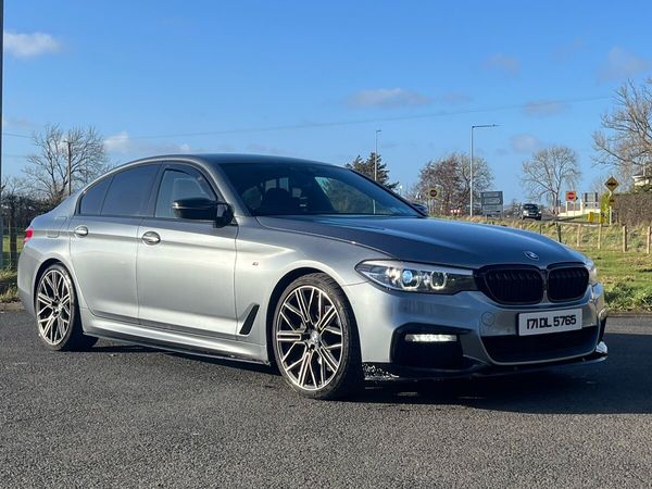 BMW 5-Series Saloon, Diesel, 2017, Blue
