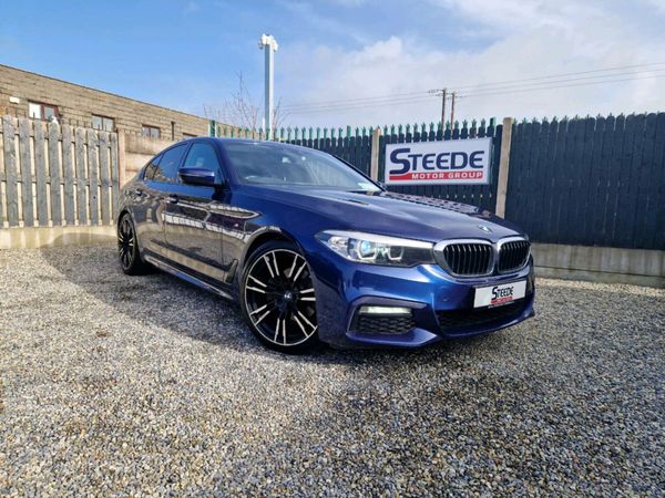 BMW 5-Series Saloon, Diesel, 2018, Blue