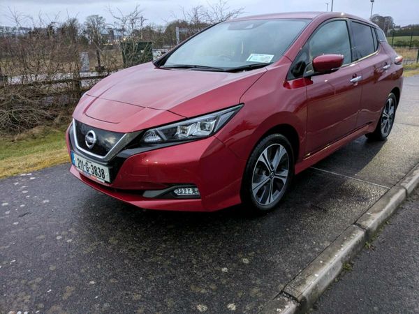 Nissan Leaf Hatchback, Electric, 2021, Red