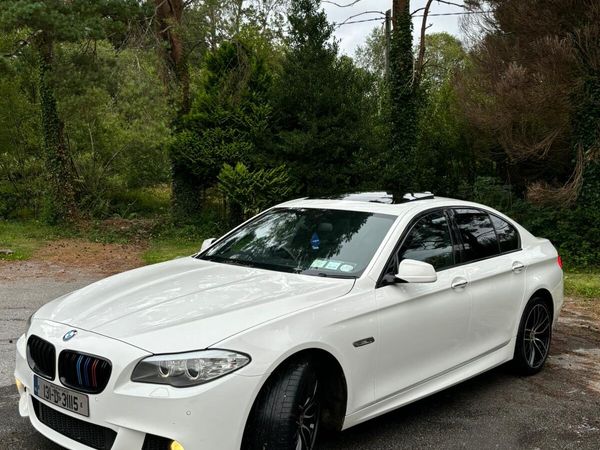 BMW 5-Series Saloon, Diesel, 2013, White