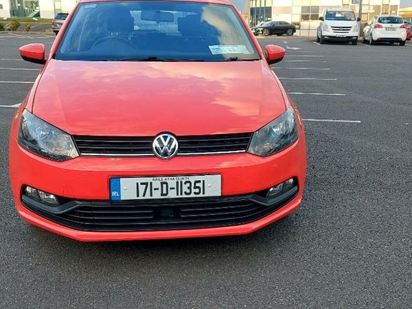 Volkswagen Polo Hatchback, Petrol, 2017, Red