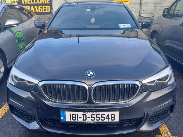 BMW 5-Series Saloon, Petrol Plug-in Hybrid, 2018, Grey