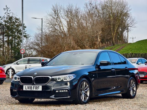 BMW 5-Series Saloon, Diesel, 2018, Black
