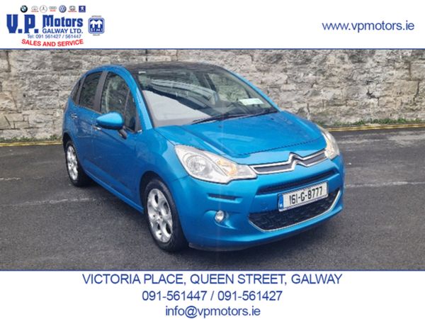 Citroen C3 Hatchback, Petrol, 2016, Blue