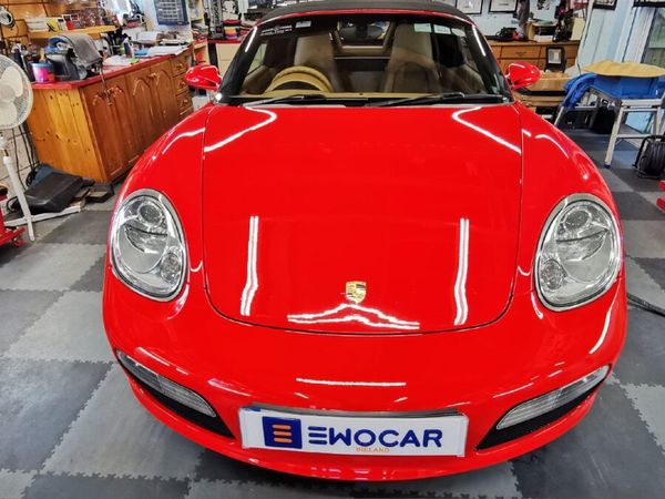 Porsche Boxster Convertible, Petrol, 2005, Red