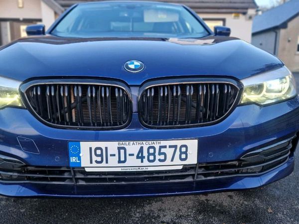BMW 5-Series Saloon, Diesel, 2019, Blue