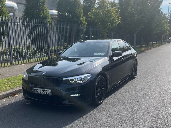 BMW 5-Series Saloon, Petrol Plug-in Hybrid, 2018, Black
