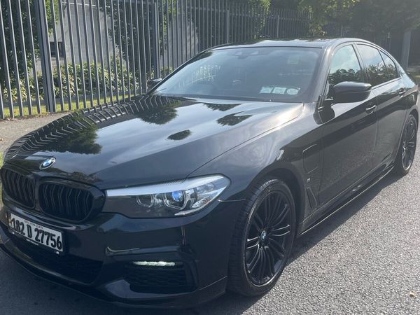 BMW 5-Series Saloon, Petrol Plug-in Hybrid, 2018, Black
