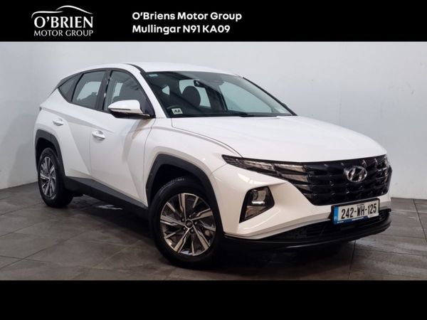 Hyundai Tucson SUV, Petrol Hybrid, 2024, White
