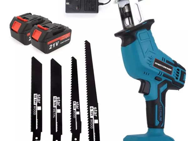 21V Cordless Reciprocating Saw & 2 Batteries NEW for sale in Co ...