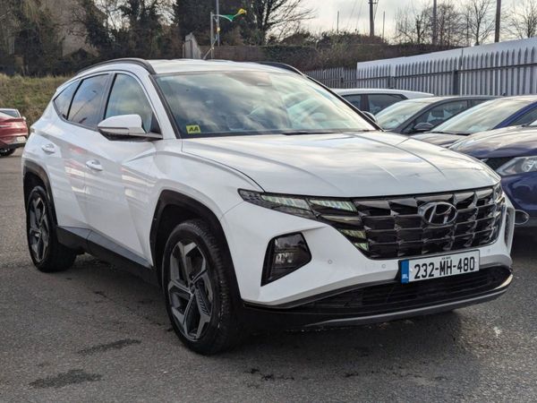 Hyundai Tucson SUV, Petrol Hybrid, 2023, White